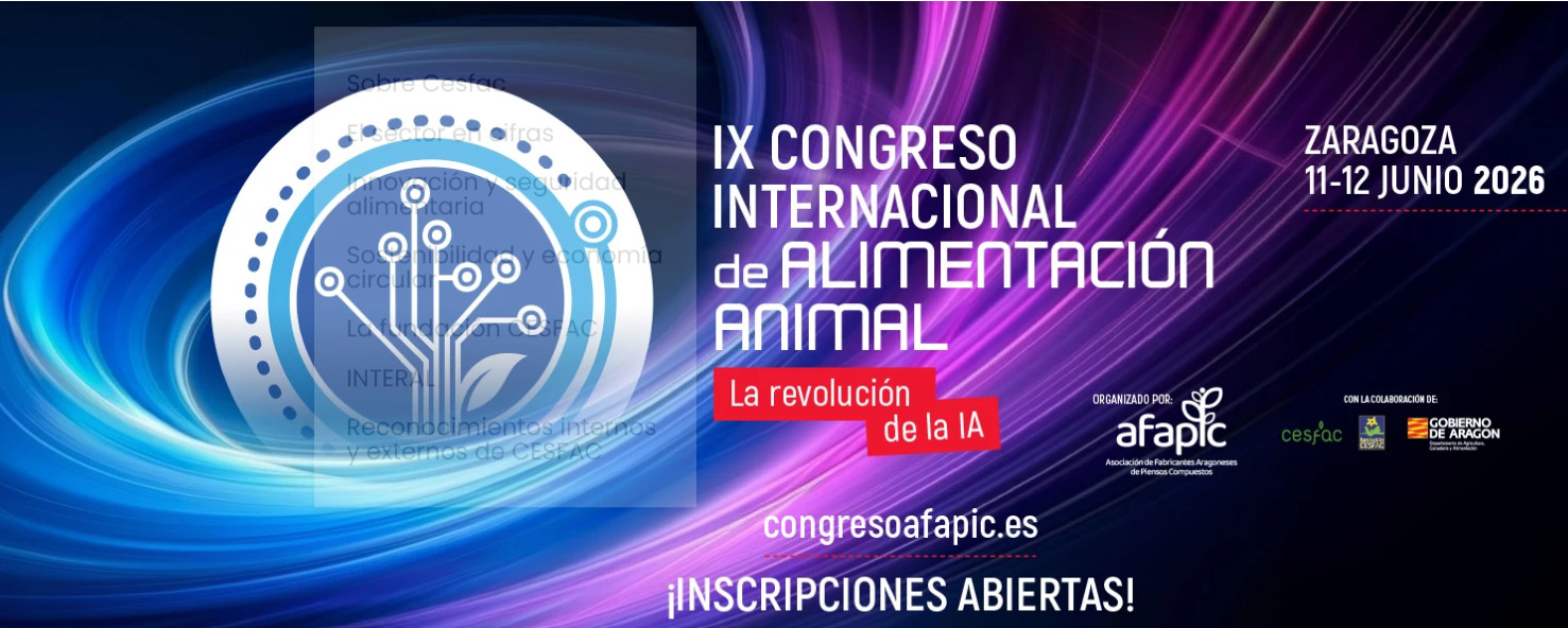 IX Congreso internacional de alimentación animal: 11 y 12 de junio- Palacio de congresos de Zaragoza