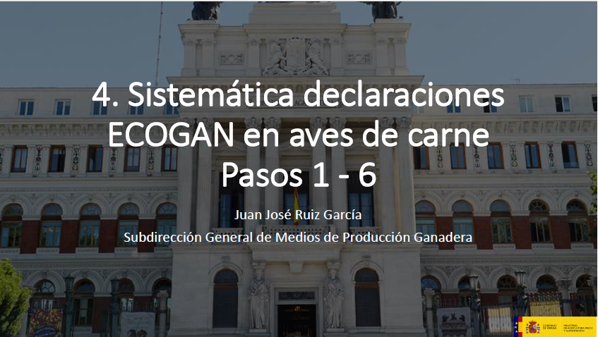 SISTEMÁTICO DECLARACIONES ECOGAN AVES