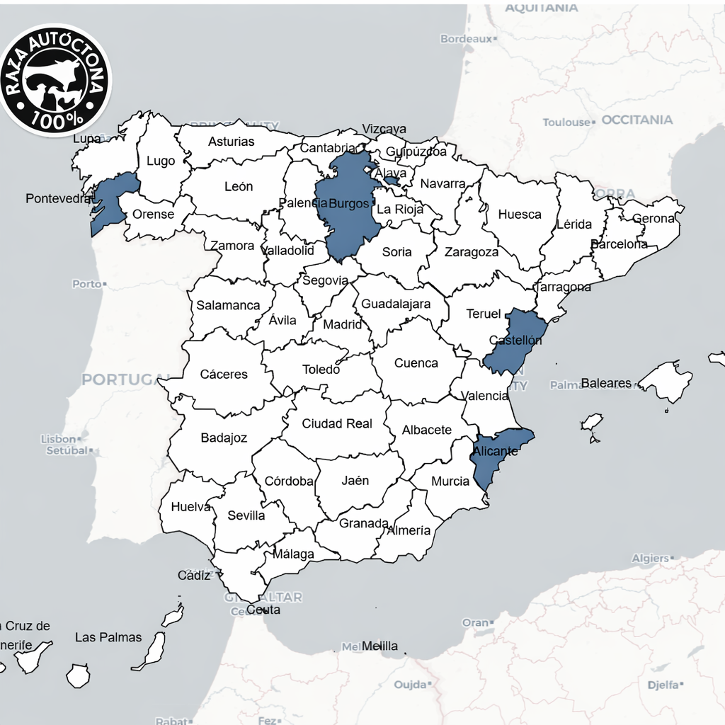 Censos Conejo Antiguo Pardo Español