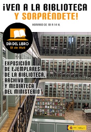 Cartel Día del libro 2019. MAPA