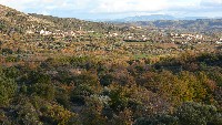 Panoramic view of Radiquero and its surroundings from the hermitage of Santa Águeda