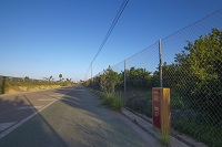 A bike path is used towards the end of the trail