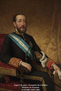 Ángel Carvajal y Fernández de Córdoba (13-10-1883 a 18-01-1884). Foto: Valentín Álvarez.
