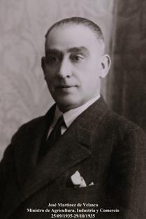 José Martínez de Velasco (25-09-1935 a 29-10-1935). Foto: Valentín Álvarez.