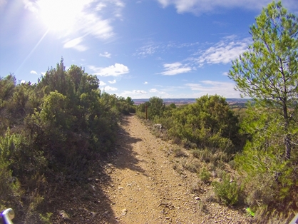 Downhill path after the Cuenca viewpoint
