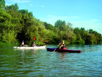 Water sports on the Ebro
