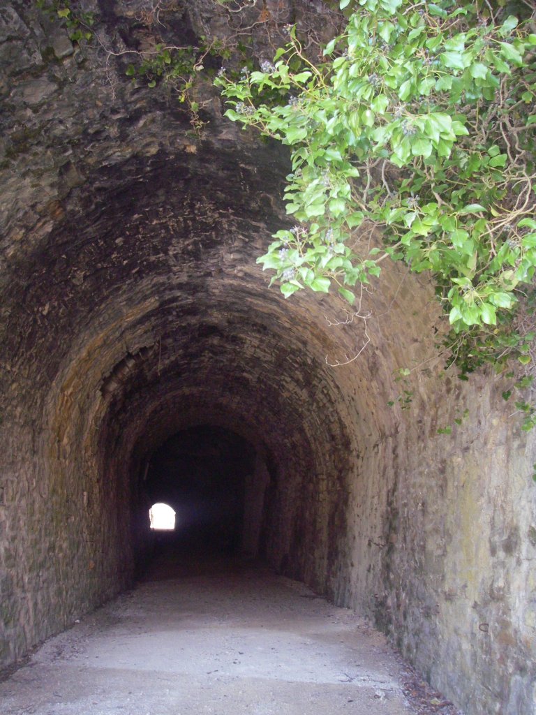 Túnel sin iluminar en Venta de Urritza