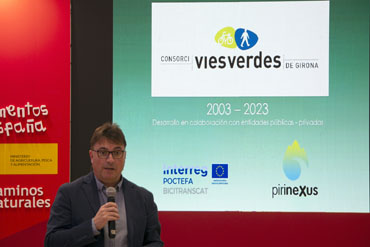 Àngel Planas, gerente del Consorci de les Vies Verdes de Girona (CVVGi)