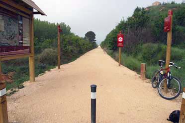 Avanzan las obras en el tramo Castellanos de Bureba/Cidad-Dosante del Camino Natural Santander-Mediterráneo