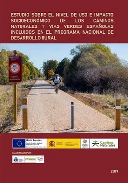 Portada del Estudio sobre el nivel de uso e impacto socioeconómico de los Caminos Naturales