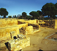 Villa romana en la localidad de Ampuries