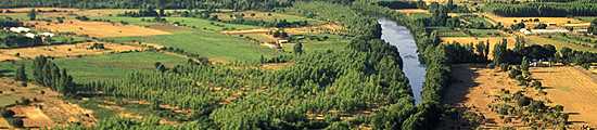 Imagen decorativa de una vista aérea de un paisaje rural