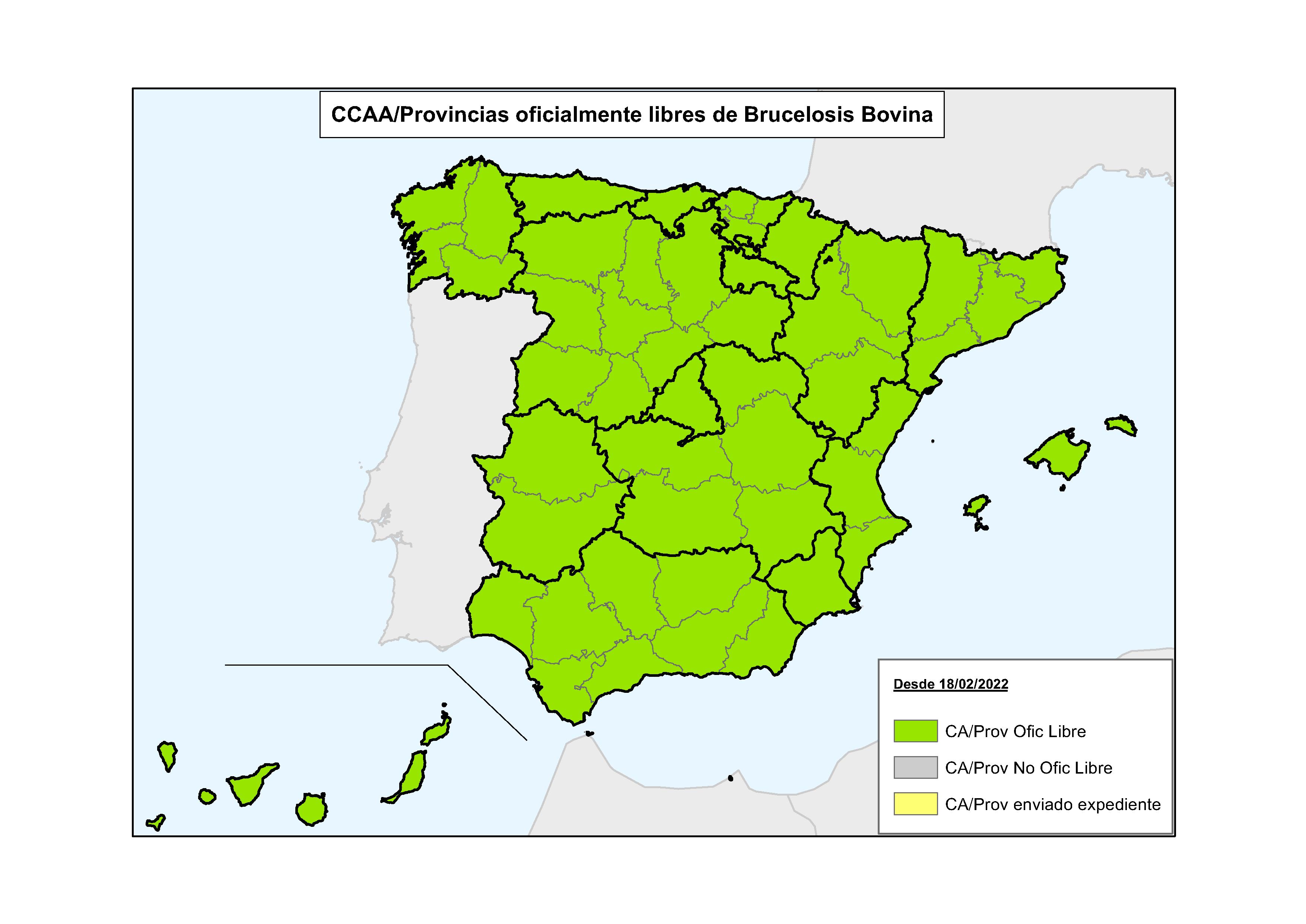 España oficialmente libre de Brucelosis Bovina