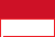 Miniatura Indonesia bandera