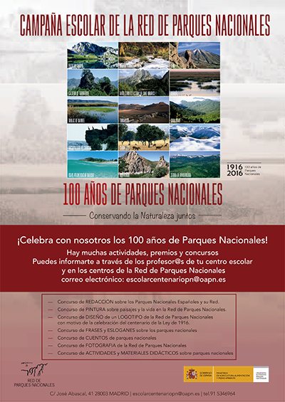 161019 campaña escolar Centenario Parques Nacionales
