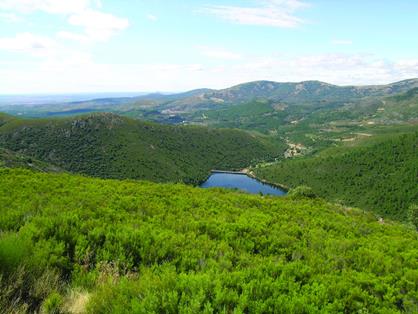 Vistas del valle desde el mirador de La Cervigona