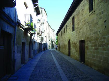 Calle del casco antiguo de Santo Domingo de la Calzada