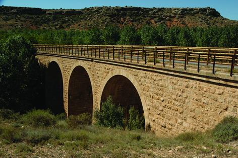 Viaducto sobre el río Alfambra