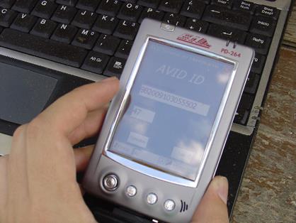 Sistema de gestión con PDA AVID