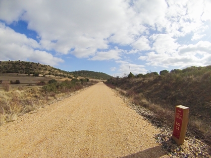 Punto kilométrico 14 de la etapa Ojos Negros (Minas de Sierra Menera) – Santa Eulalia