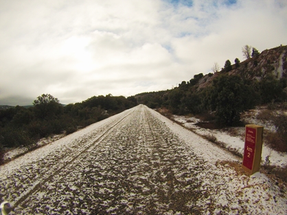Punto kilométrico 2 de la etapa Ojos Negros (Minas de Sierra Menera) – Santa Eulalia