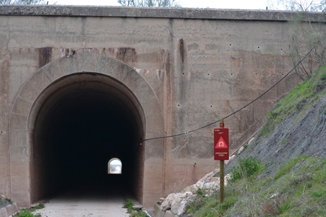 El túnel más largo de cuantos se atraviesan en esta ruta