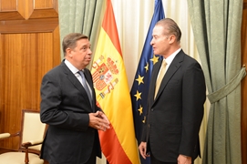 Luis Planas se reúne con el embajador de México en España