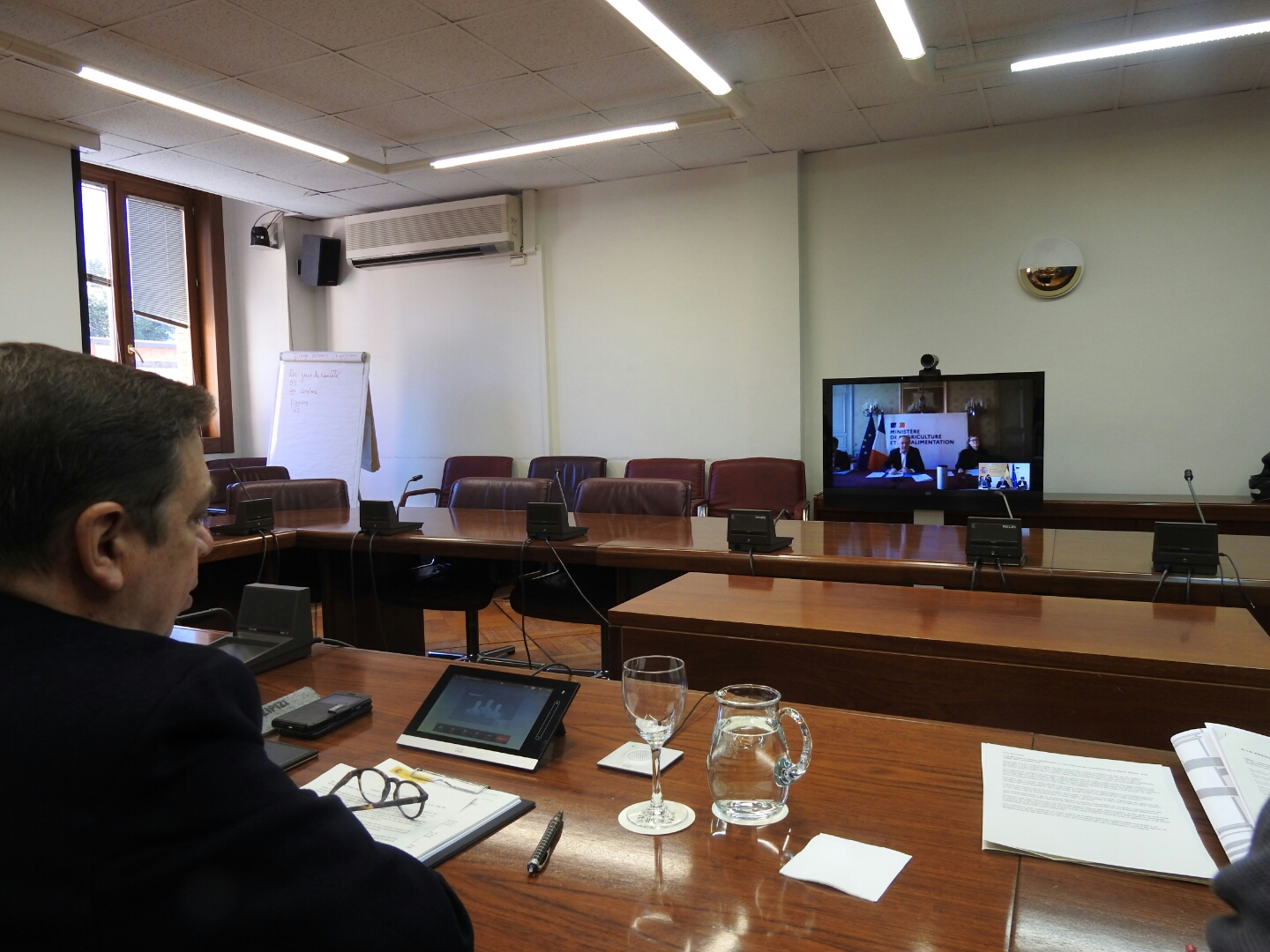 L Planas videoconferencia ministro Agricultura Francia 3