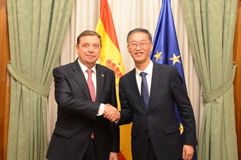 Hoy, en una reunión con el embajador chino en España, Yao Jing  foto 4