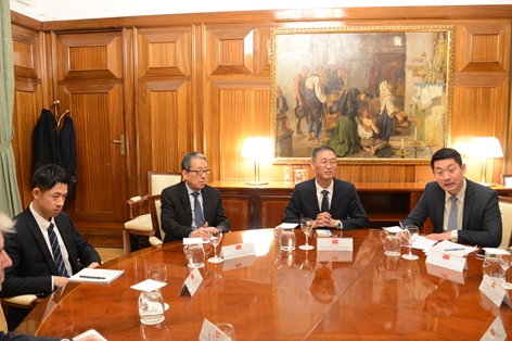 Hoy, en una reunión con el embajador chino en España, Yao Jing  foto 6