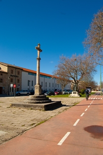 Carril bici en la ciudad de Burgos