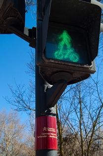 Señalización y semáforo adaptado a ciclistas
