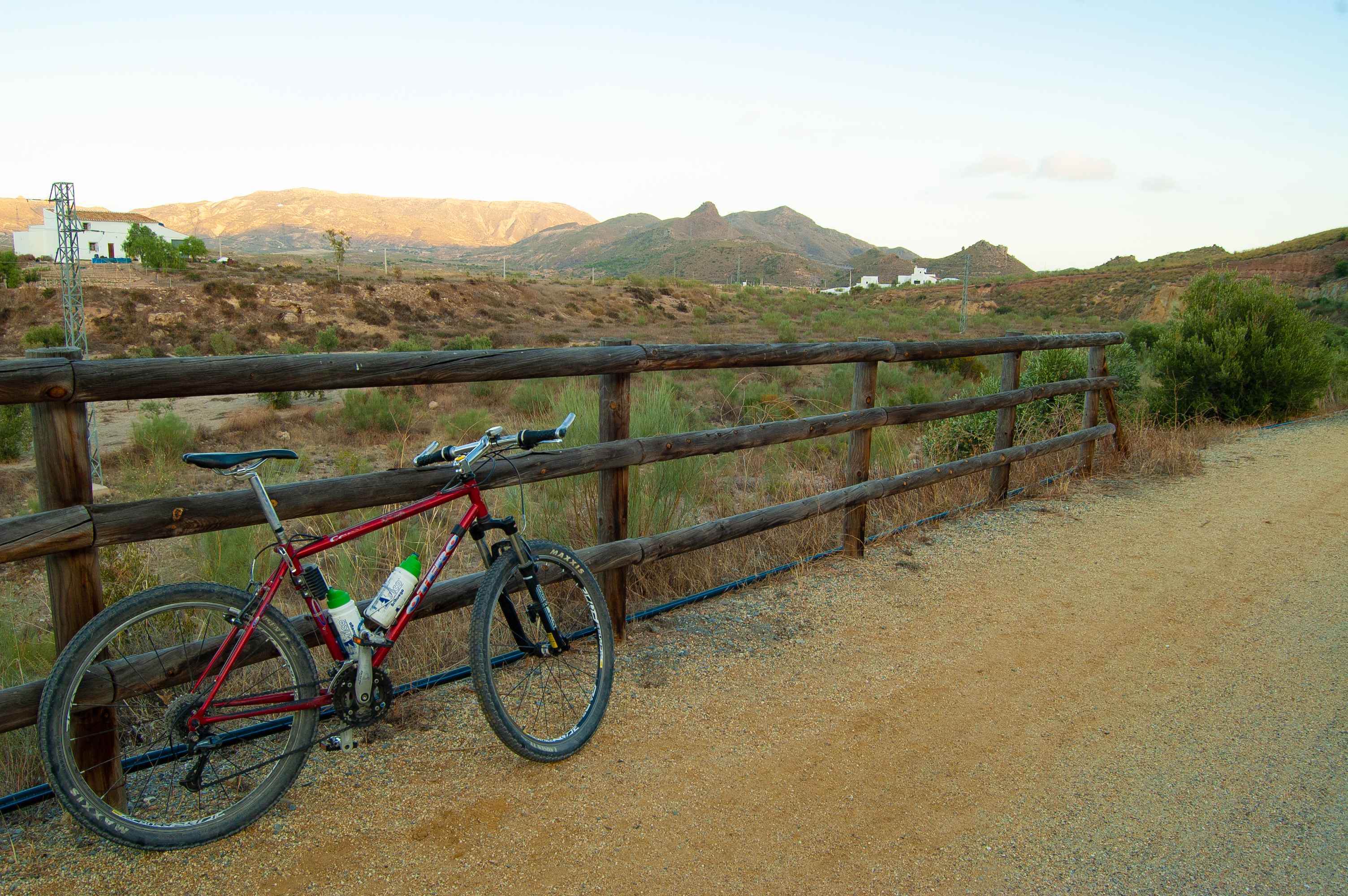 Cycle tourism on the Lucainena Greenway section