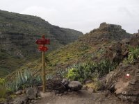Collado del Cerrillal, coronando una de las laderas del Barranco de Valle de Gran Rey