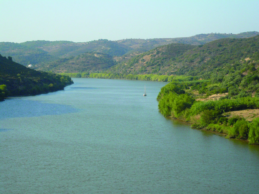 Vista del río Guadiana