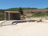 Área de descanso en las inmediaciones del pueblo de Cañaveral