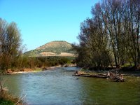 El río Najerilla poco antes de desembocar en el Ebro