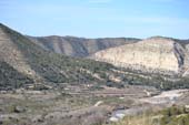 Panorámica del valle del río Matarraña en su cauce bajo