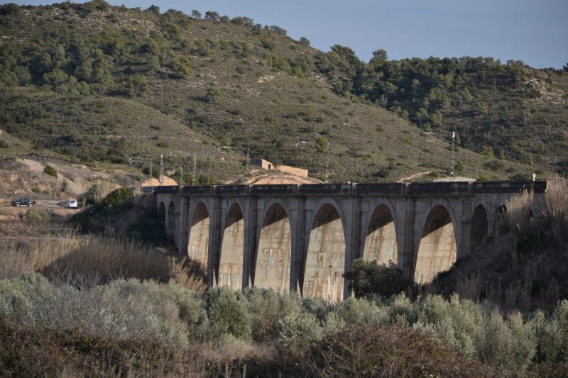 Viaducto ffcc Caspe-Fayón