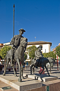 Don Quijote y Sancho Panza en Alcázar de San Juan