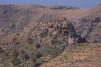 Detalle del roque Magro