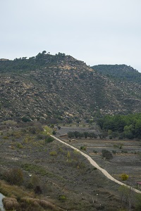 Vistas de la punta de La Gessera desde el Camino Natural