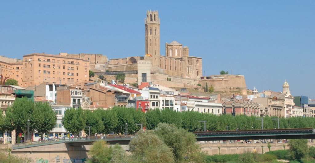 Panorámica de Lleida desde el Camino