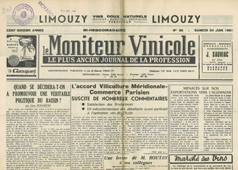 Le moniteur vinicole. -- Paris : M.V., 1856-1978