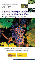 Folleto del seguro de explotación de uva de vinificación