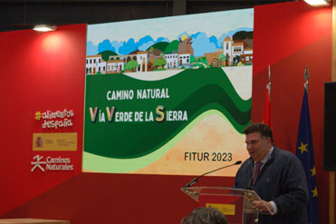Juan Manuel Rodríguez Domínguez, presidente de la Fundación Vía Verde de la Sierra