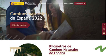 nueva web de la campaña de comunicación de Caminos Naturales de España 